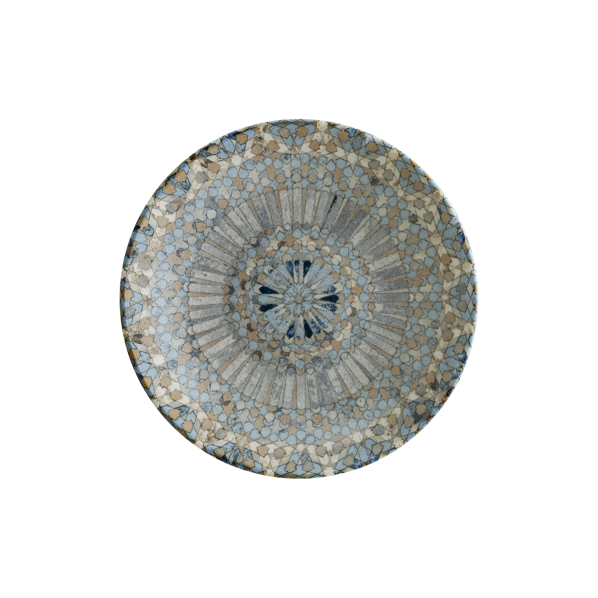 Luca Mosaic Bloom Deep Plate 25 cm 1300 cc